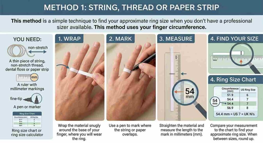 String Thread or Paper Strip